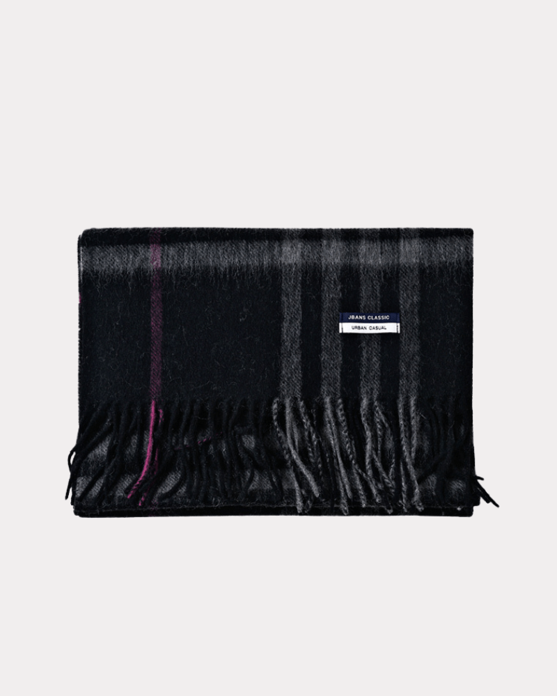 Ashford Brushed 100% Wool Plaid Scarf - Crown & Envy