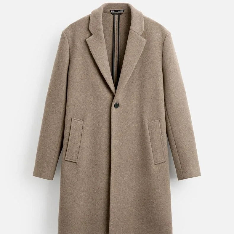 Berkley Long Wool Overcoat - Crown & Envy