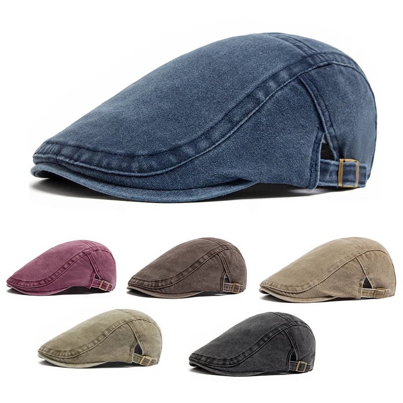 Cincinnati Adjustable Flat Cap - Crown & Envy