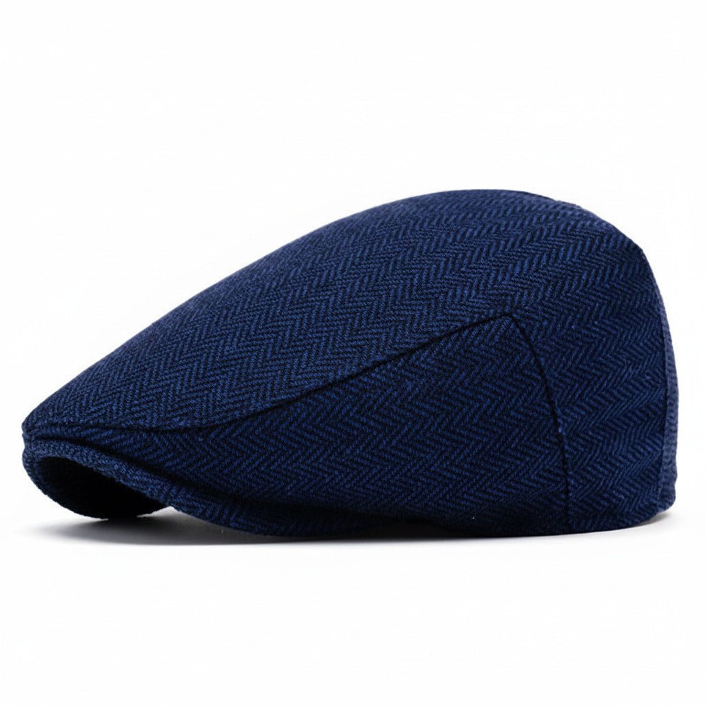 Garrison Flat Cap Herringbone - Crown & Envy