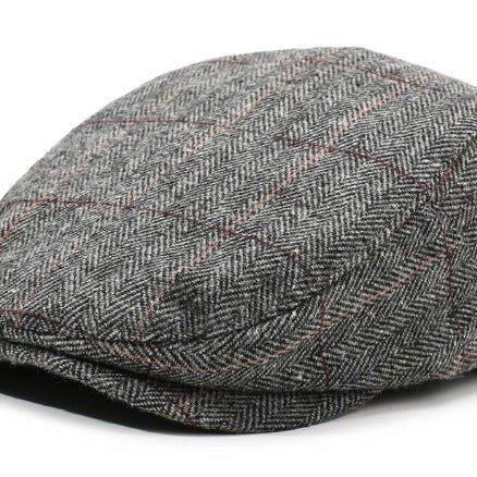 Garrison Wool Flat Cap Tartan - Crown & Envy