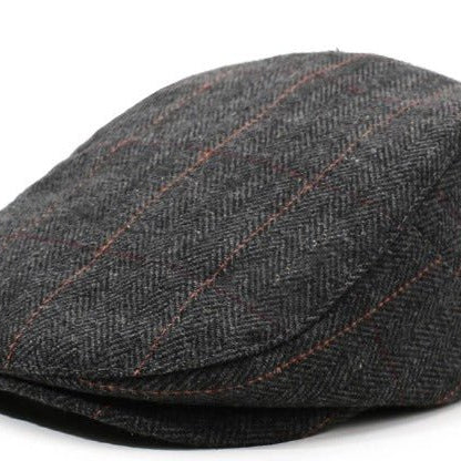 Garrison Wool Flat Cap Tartan - Crown & Envy