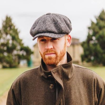 Hampton Baker Boy Hat Castlebay Grey Herringbone - Crown & Envy