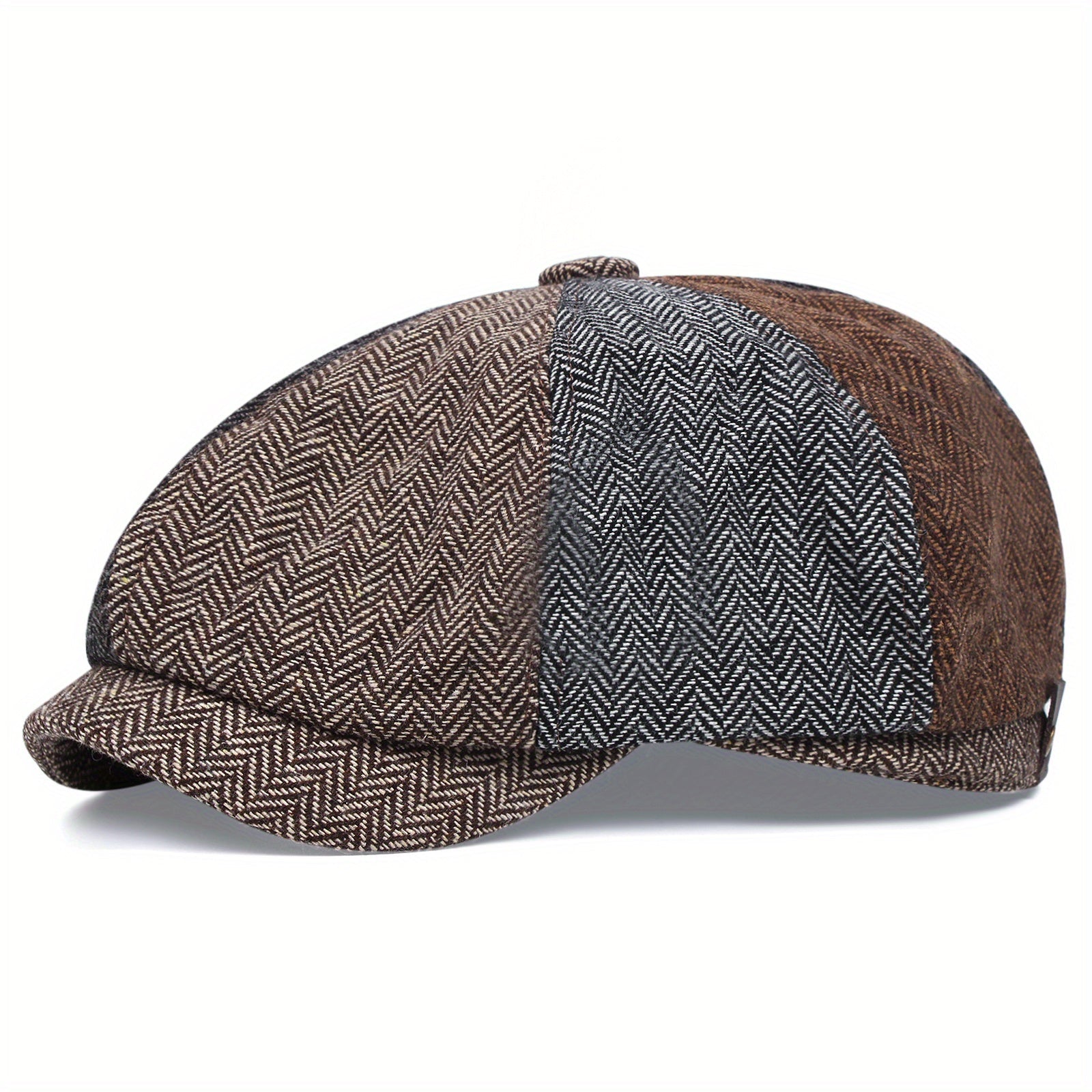 Hampton Baker Boy Hat Metallic TriColour - Crown & Envy