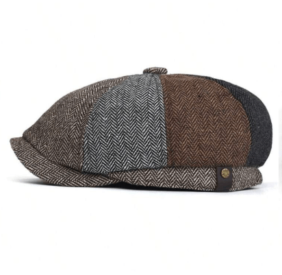 Hampton Baker Boy Hat Mixed Metallic - Crown & Envy