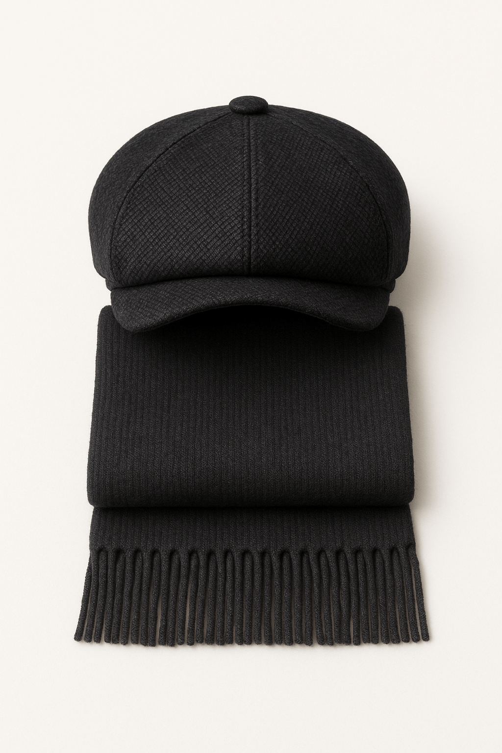 Hampton Baker Boy & Merino Wool Scarf Autumn Set - Crown & Envy