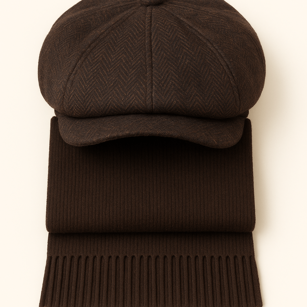 Hampton Baker Boy & Merino Wool Scarf - Winter Set - Crown & Envy