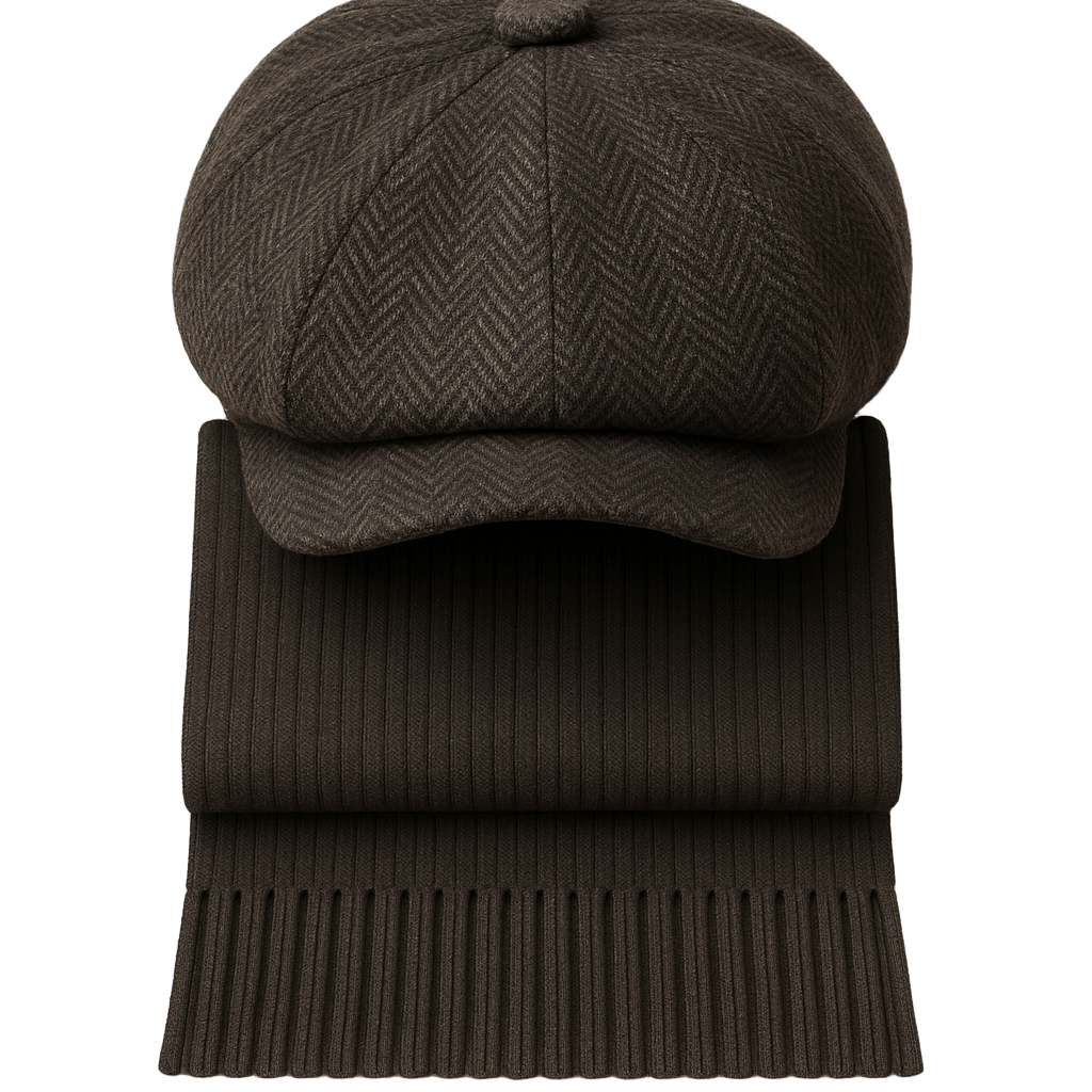 Hampton Baker Boy & Merino Wool Scarf - Winter Set - Crown & Envy