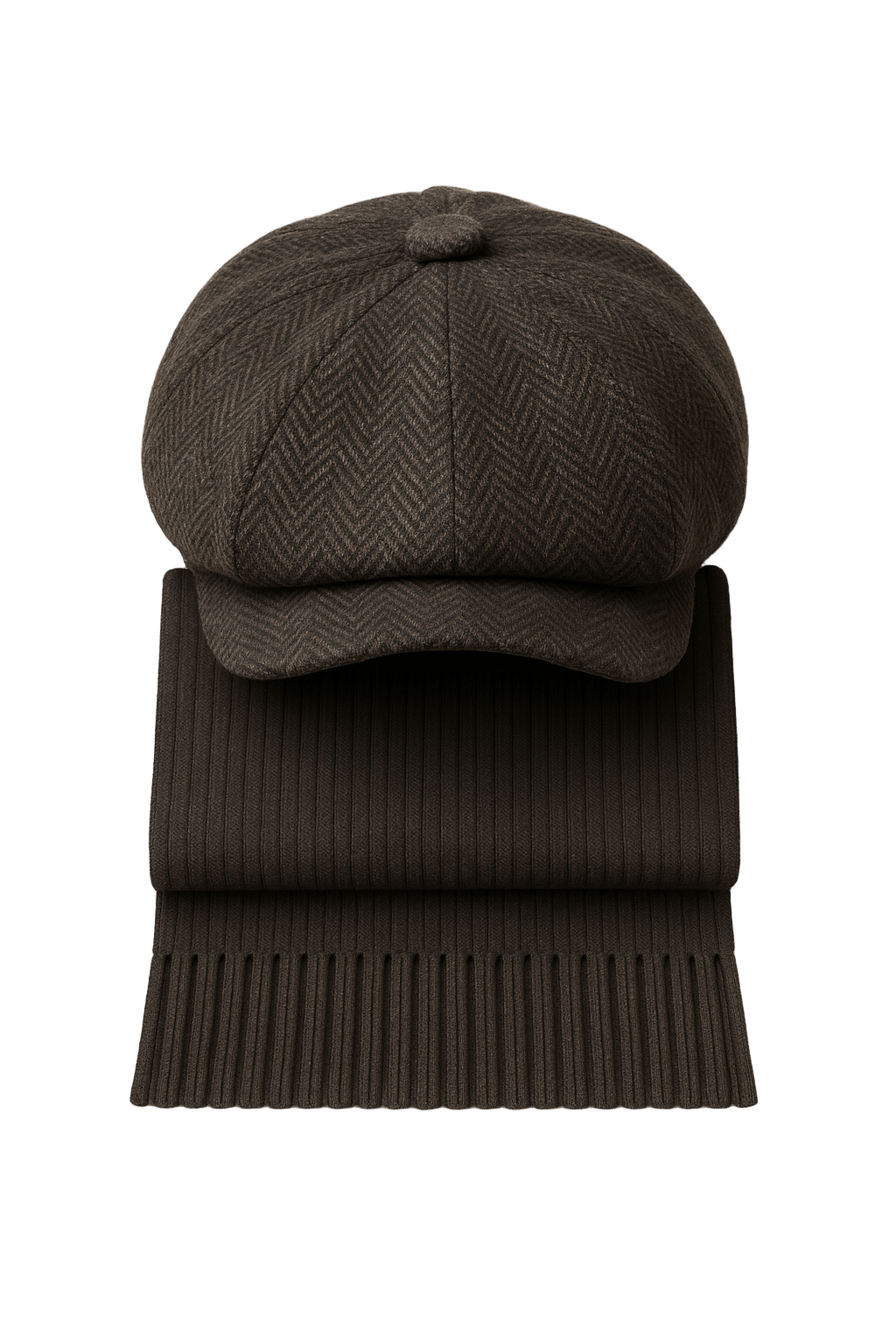 Hampton Baker Boy & Merino Wool Scarf - Winter Set - Crown & Envy