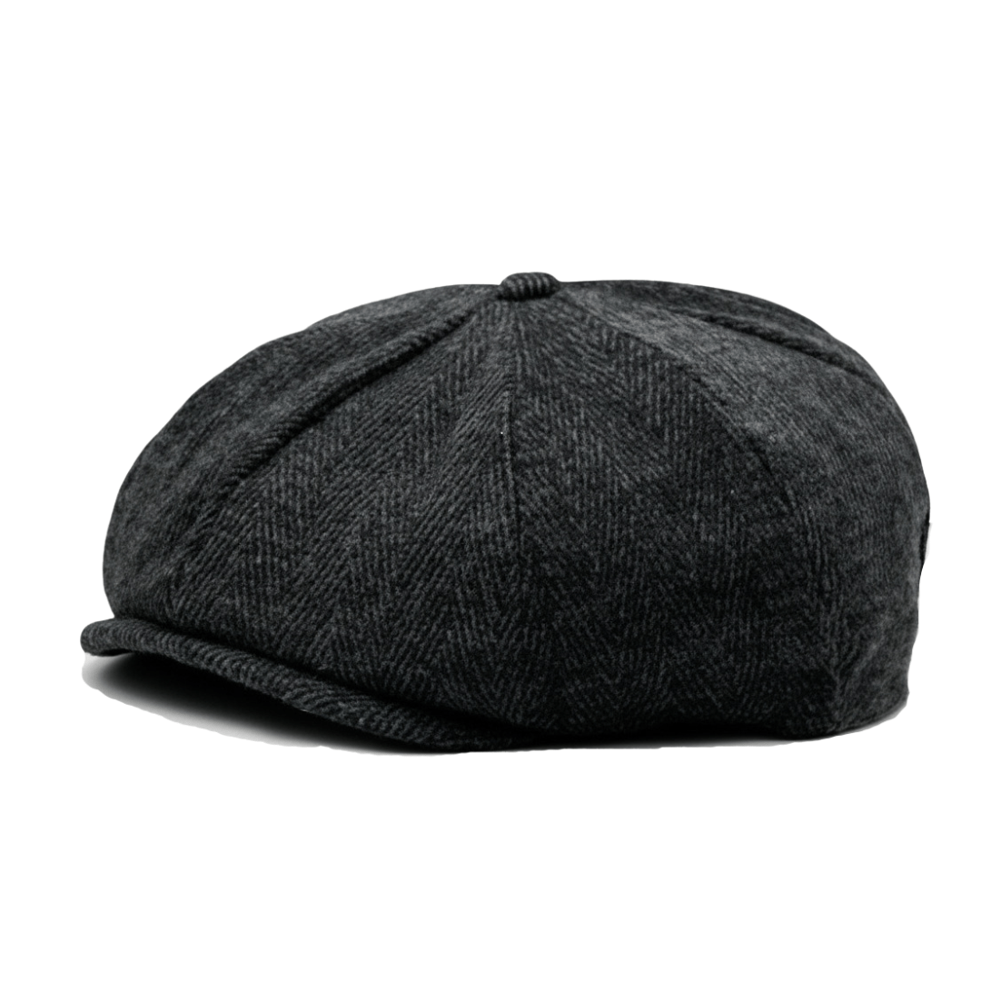 Hampton Wool Baker Boy Herringbone - Crown & Envy