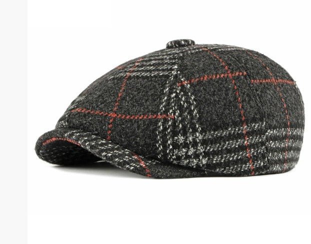 Hampton Wool Baker Boy - Plaid - Crown & Envy