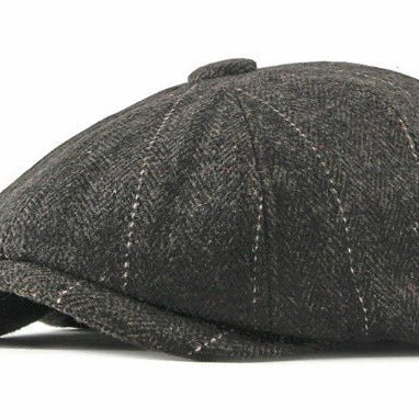 Hampton Wool Baker Boy - Plaid - Crown & Envy