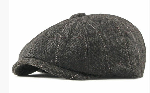 Hampton Wool Baker Boy - Plaid - Crown & Envy