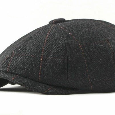 Hampton Wool Baker Boy - Plaid - Crown & Envy