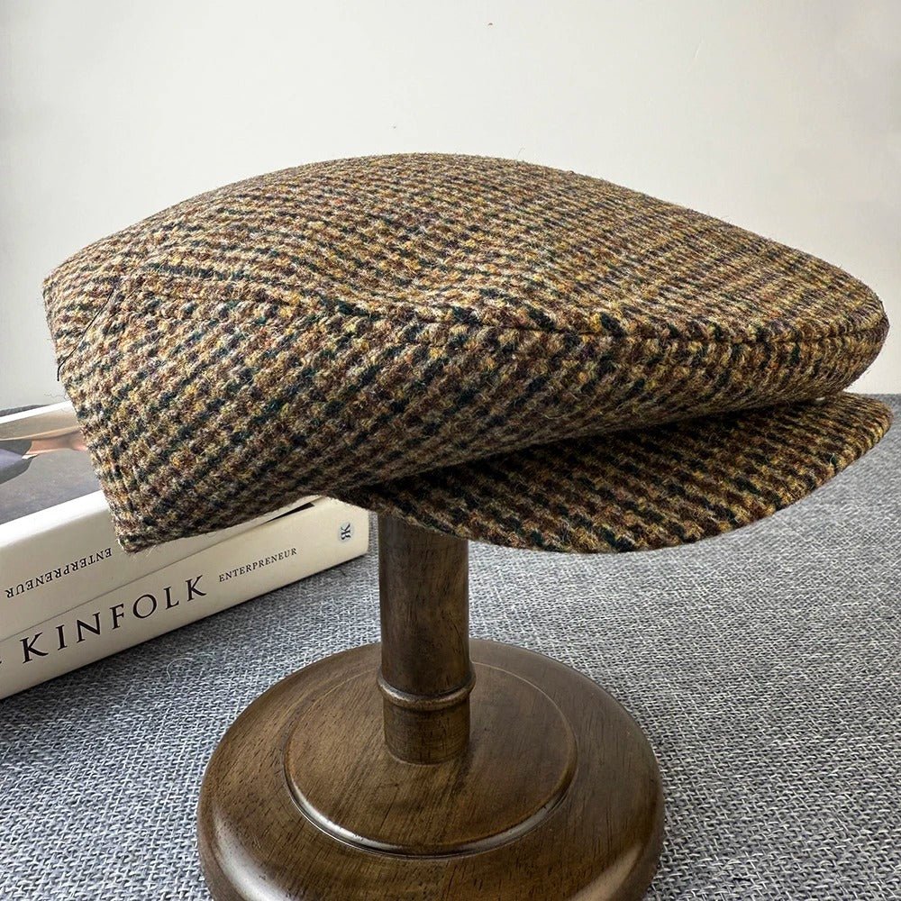 Harrington Wool Flat Cap - Crown & Envy