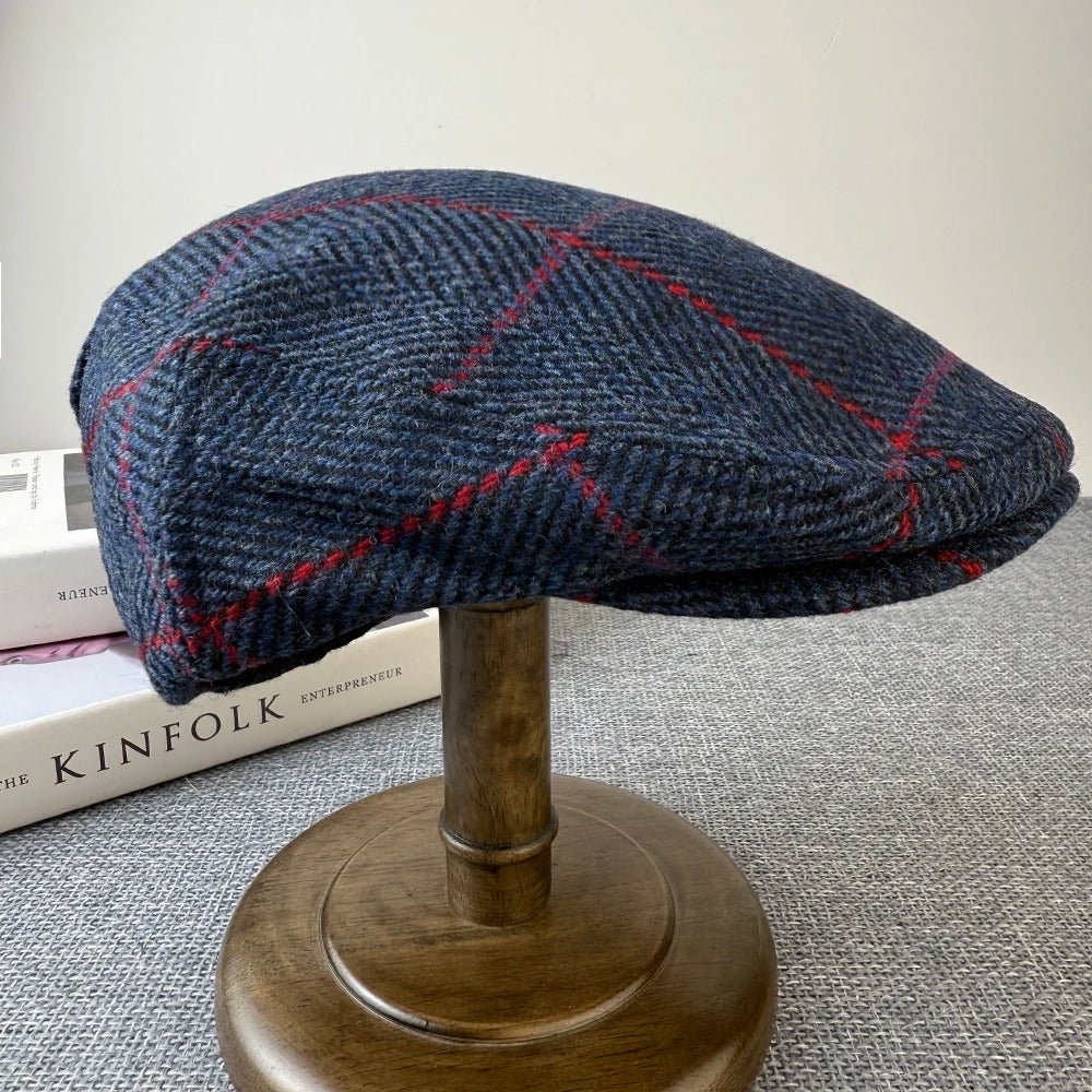 Harrington Wool Flat Cap - Crown & Envy
