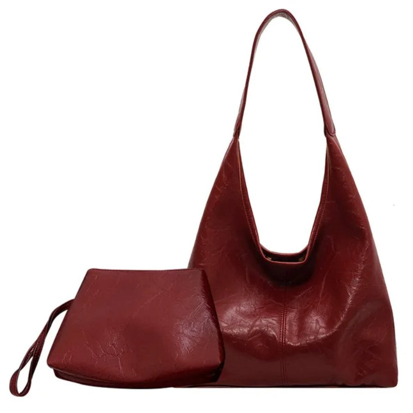 Heather™ | Retro Leather Tote - ENVI