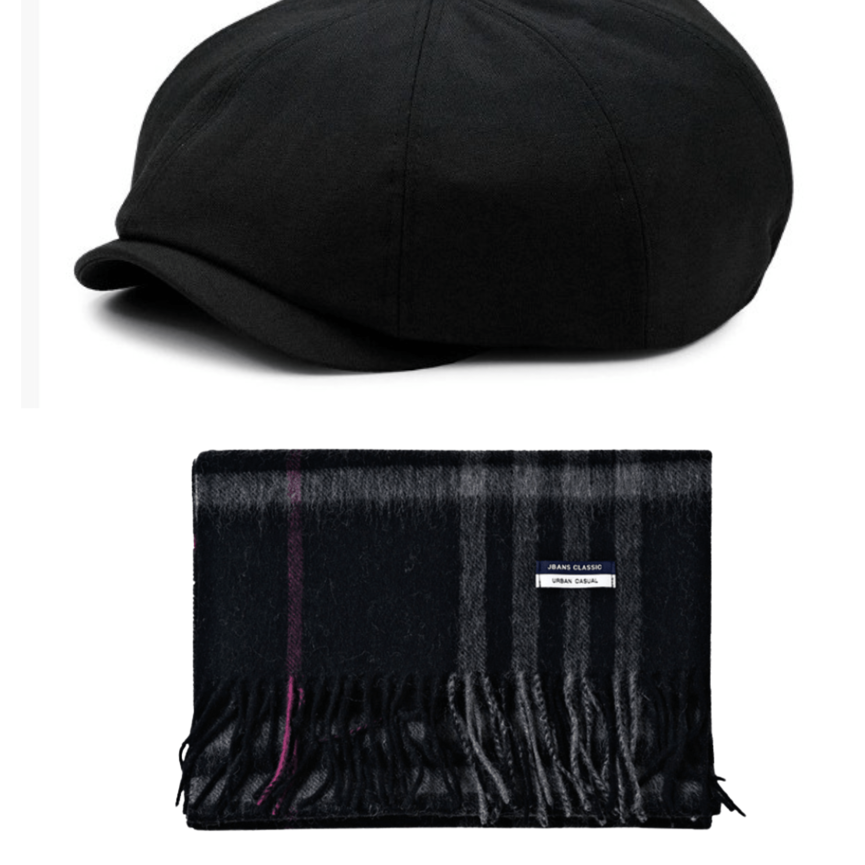 Henley Newsboy & Merino Wool Scarf - Winter Set - Crown & Envy