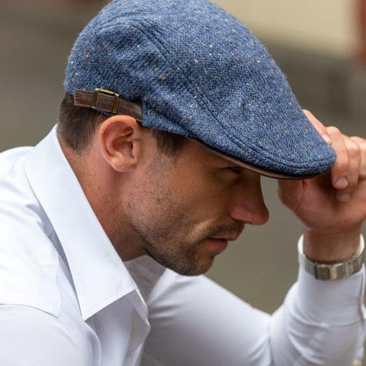 Mens Flat Cap in Blue FC15 - 4 - ENVI