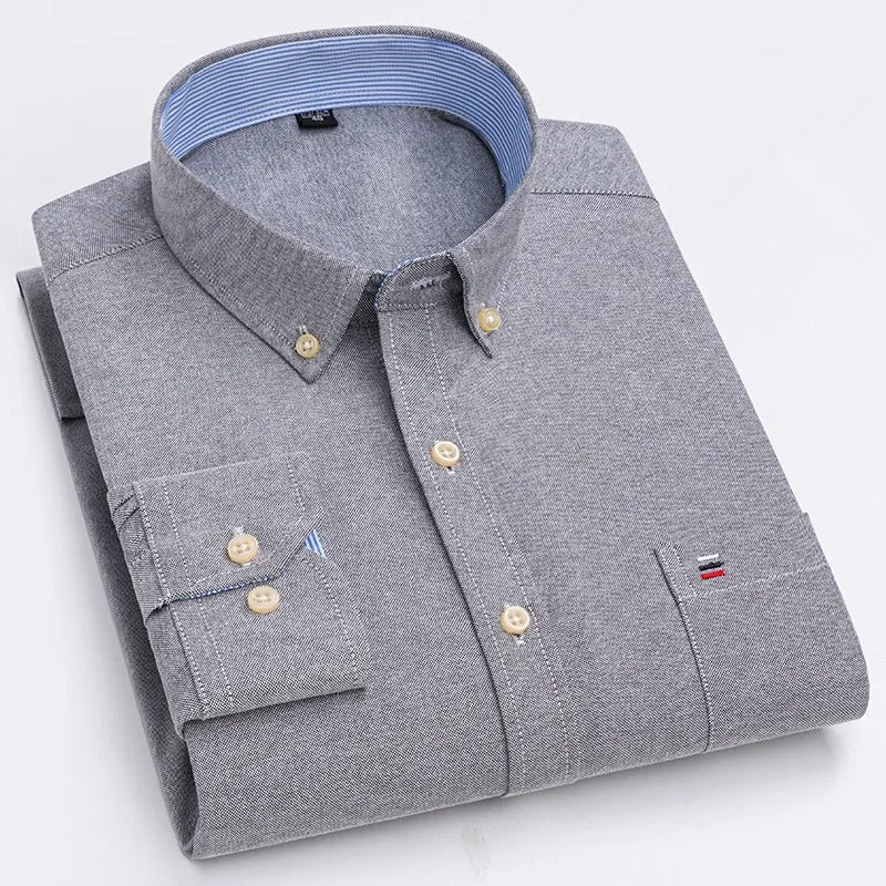 Oxford Cotton Button - Down Shirt (10+ Styles) - Crown & Envy
