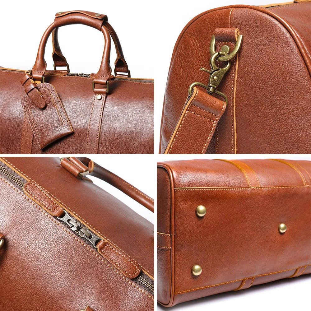 The 1096 Leather Duffle - Crown & Envy