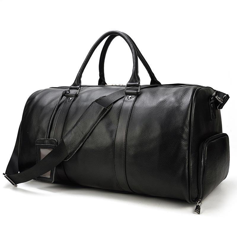 The 1096 Leather Duffle (55cm) - Crown & Envy
