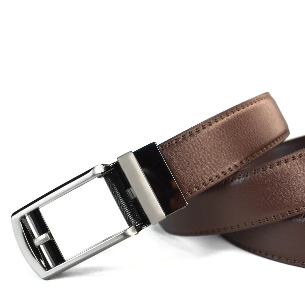 The Regent Brown Leather Belt