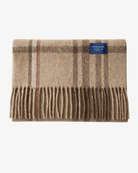 Ashford Brushed 100% Wool Plaid Scarf - Crown & Envy