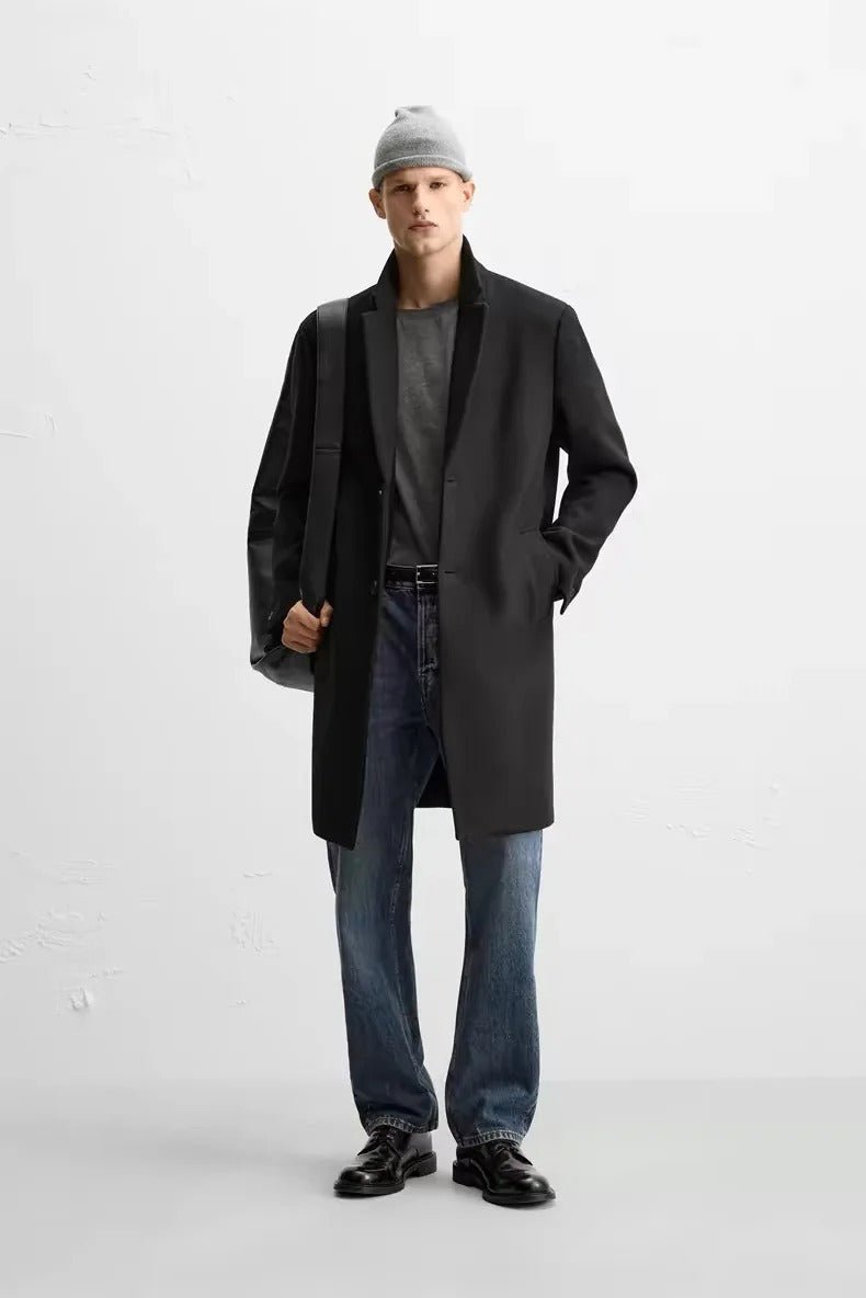 Berkley Long Wool Overcoat - Crown & Envy