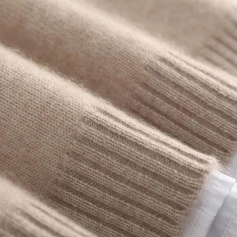 Cavendish 100% Cashmere 1/4 Zip Sweater - Crown & Envy