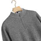 Cavendish 100% Cashmere 1/4 Zip Sweater - Crown & Envy
