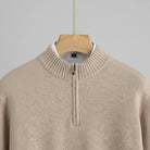 Cavendish 100% Cashmere 1/4 Zip Sweater - Crown & Envy