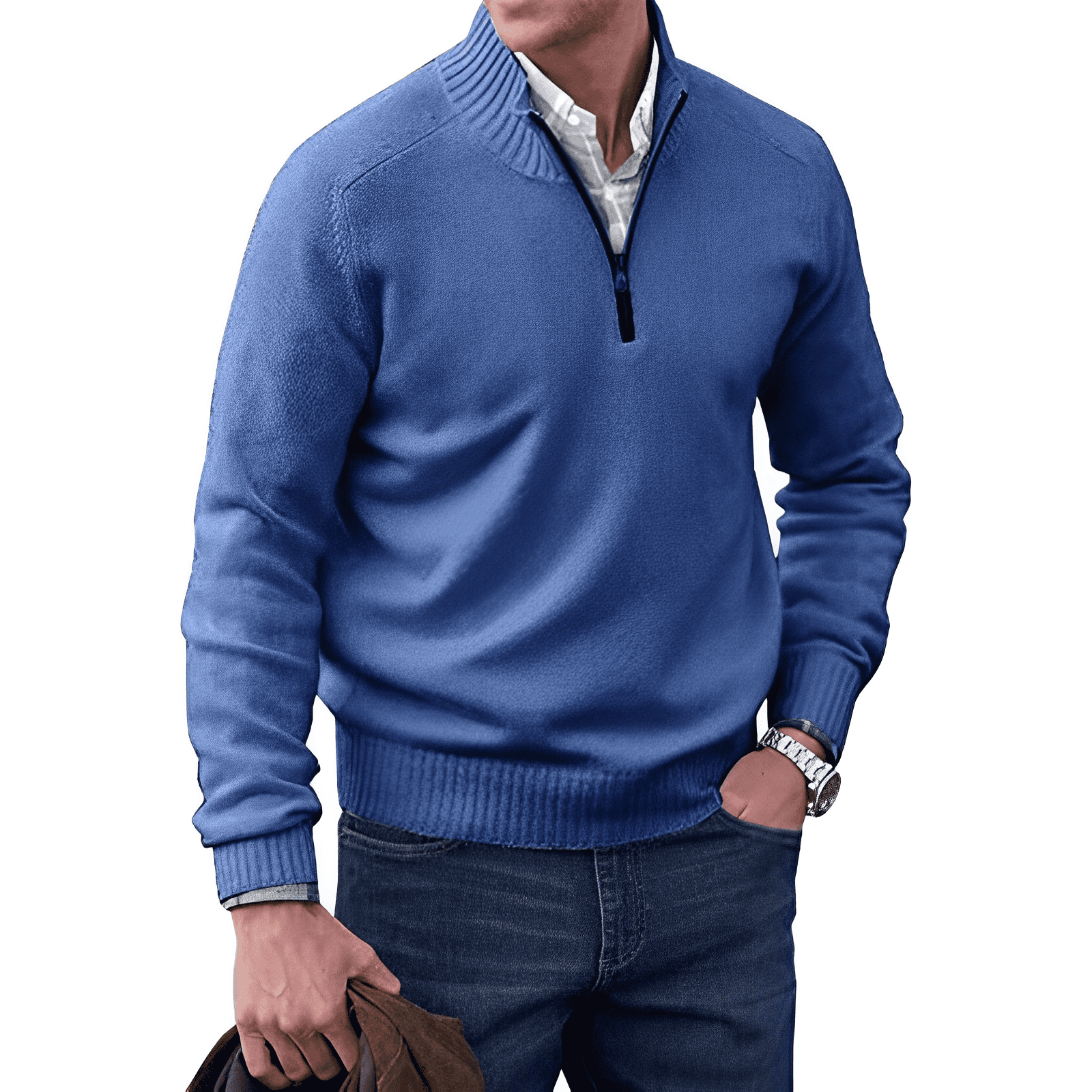 Cillian™ | Elegant Zipped Sweater - ENVI