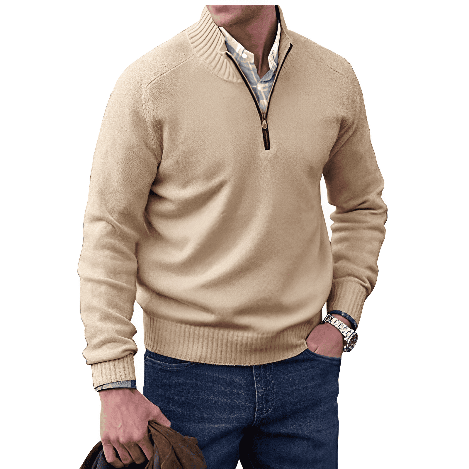 Cillian™ | Elegant Zipped Sweater - ENVI