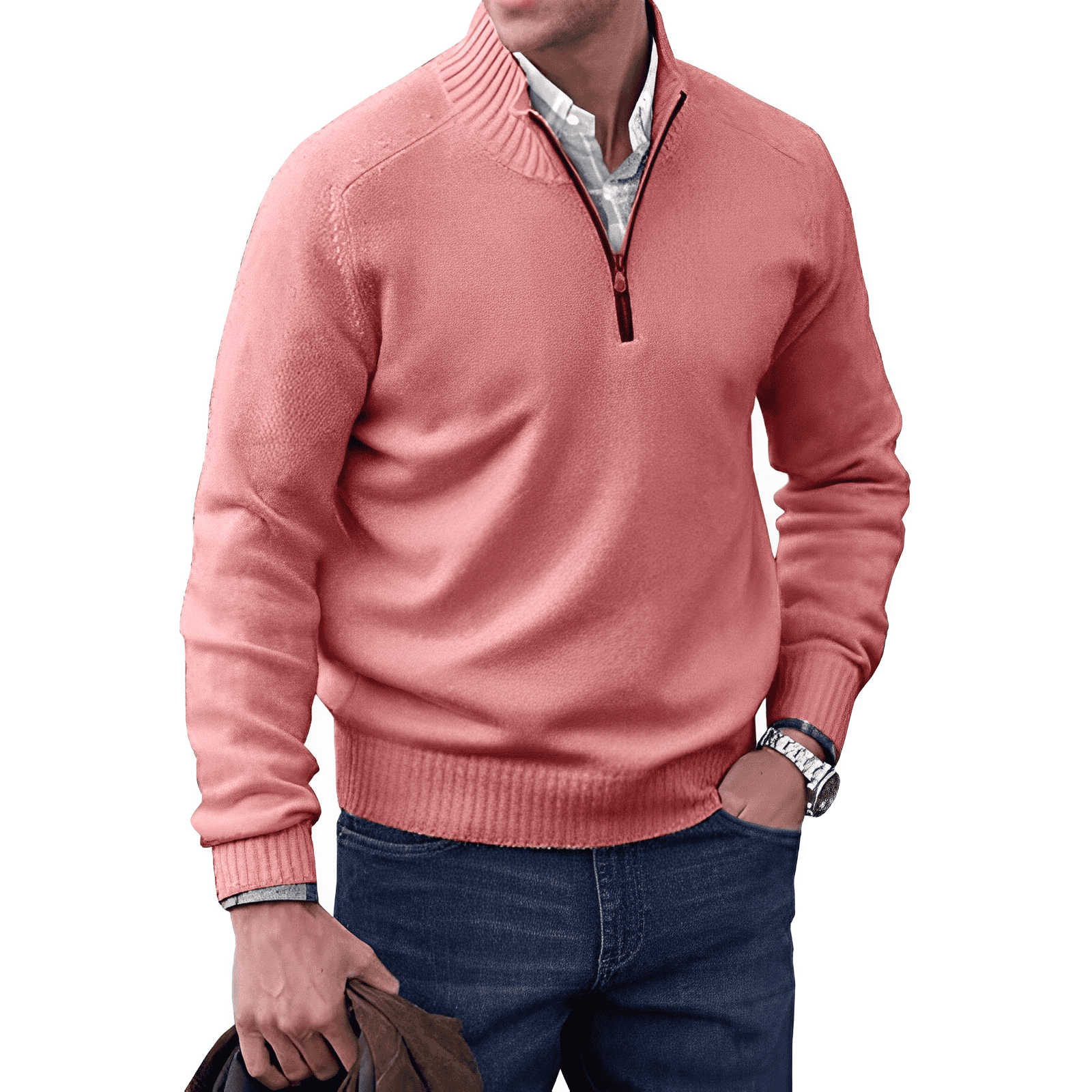 Cillian™ | Elegant Zipped Sweater - ENVI