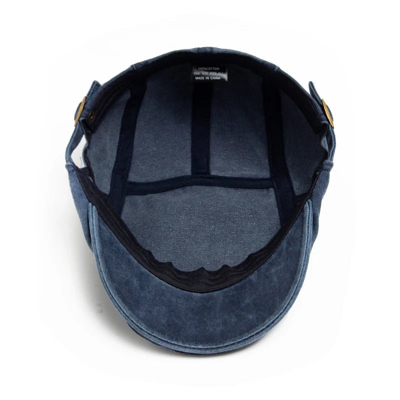 Cincinnati Adjustable Flat Cap - Crown & Envy
