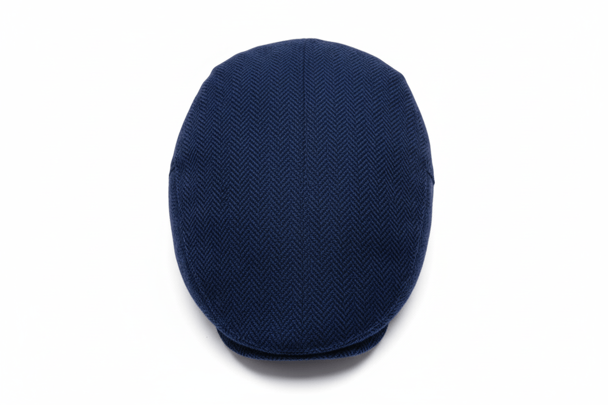Garrison Flat Cap Herringbone - Crown & Envy