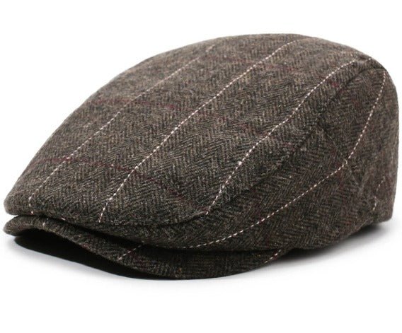 Garrison Wool Flat Cap Tartan - Crown & Envy
