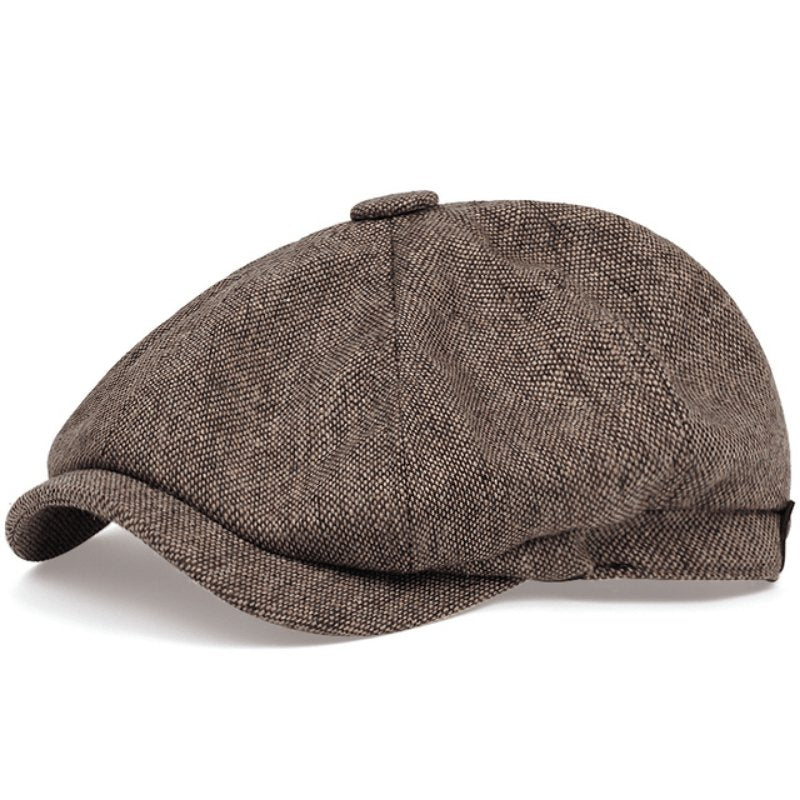 Hampton Baker Boy Hat Bark Brown - Crown & Envy