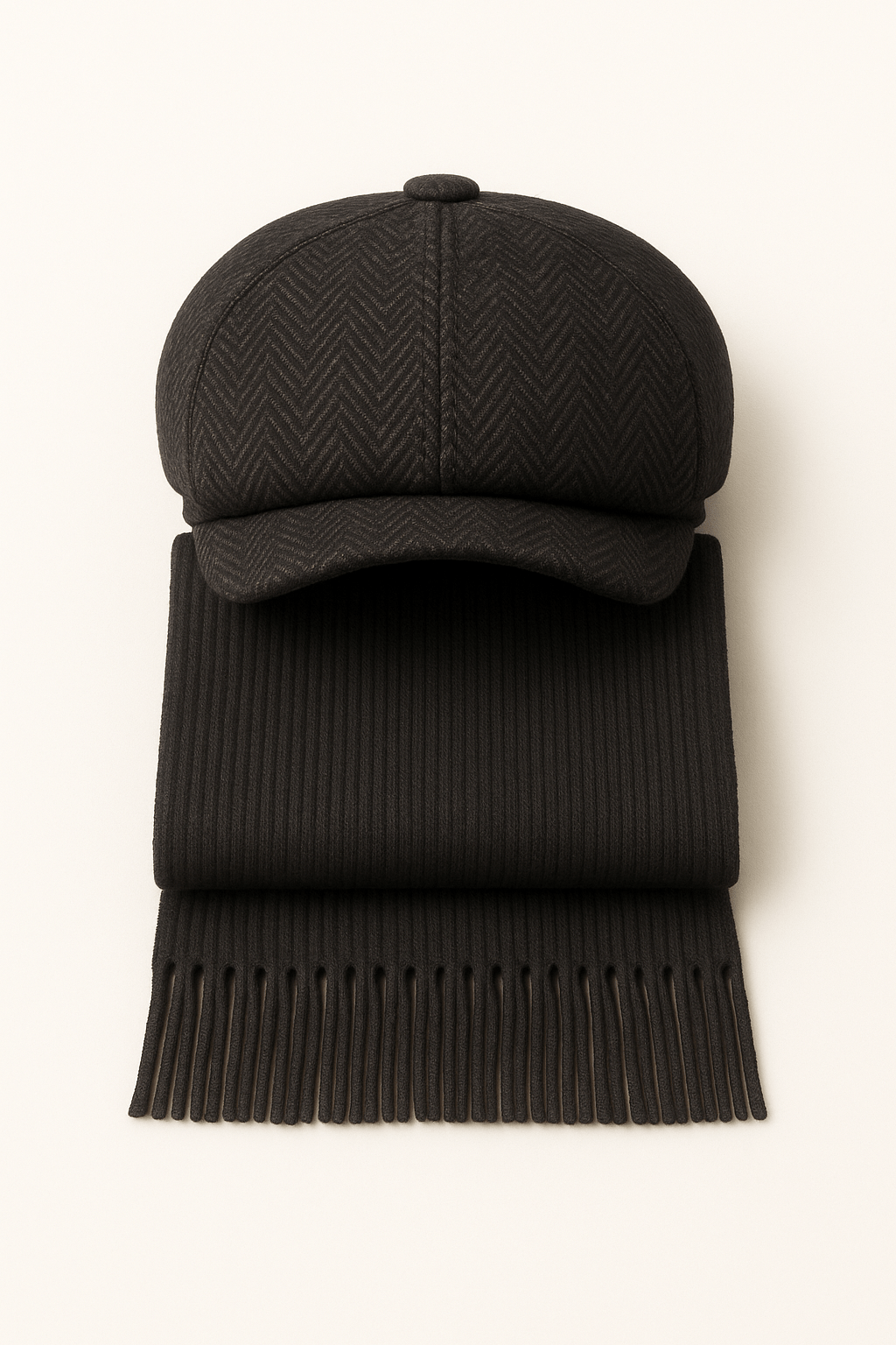 Hampton Baker Boy & Merino Wool Scarf Autumn Set - Crown & Envy