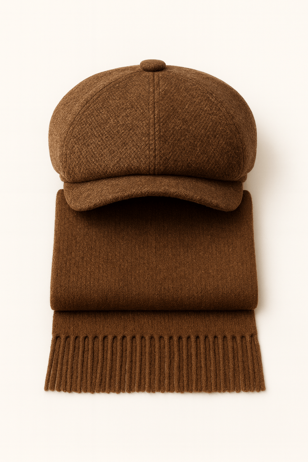 Hampton Baker Boy & Merino Wool Scarf Autumn Set - Crown & Envy