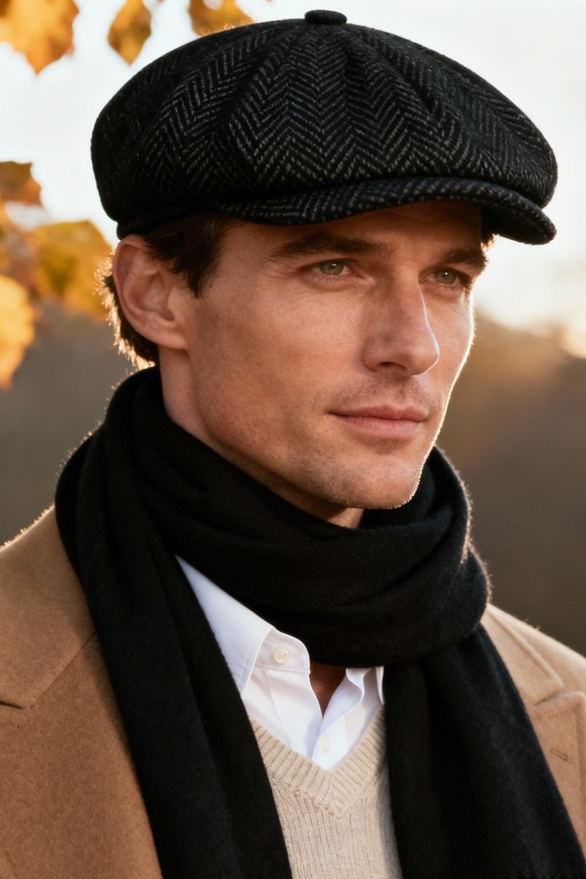 Hampton Baker Boy & Merino Wool Scarf - Winter Set - Crown & Envy