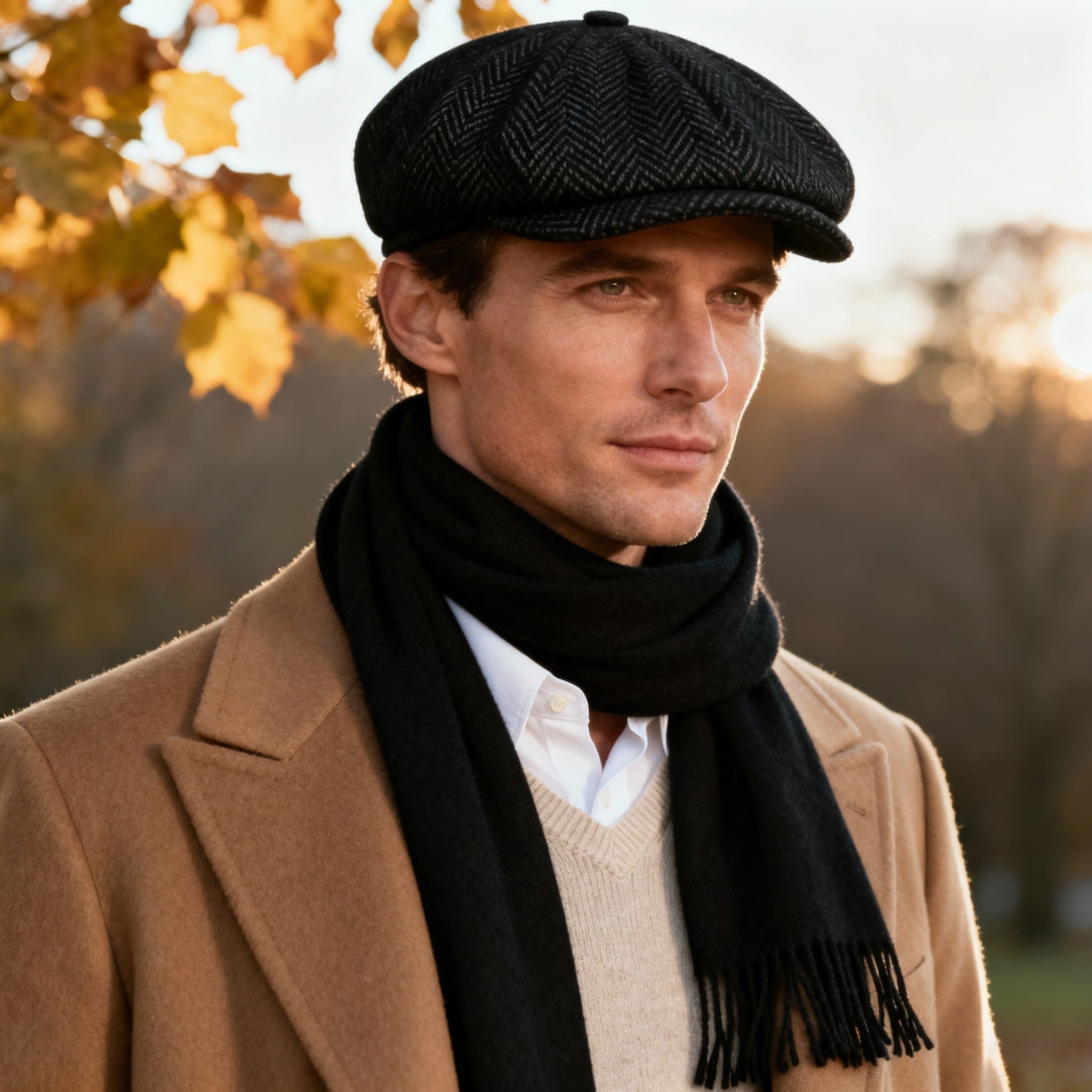 Hampton Baker Boy & Merino Wool Scarf - Winter Set - Crown & Envy