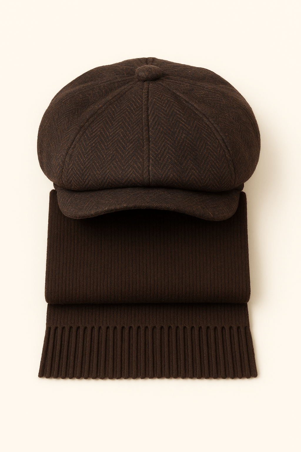 Hampton Baker Boy & Merino Wool Scarf - Winter Set - Crown & Envy