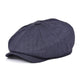 Hampton Linen Baker Boy Cap - Crown & Envy
