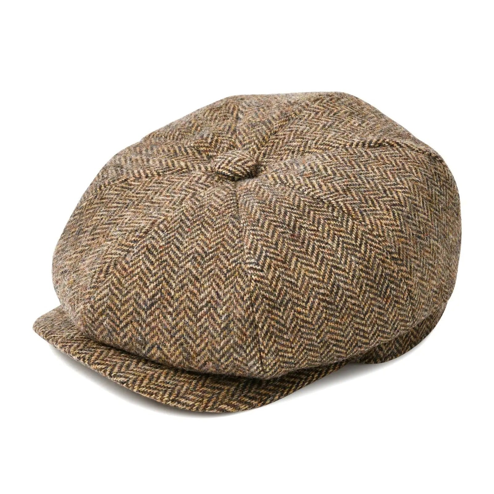 Hampton Wool Baker Boy Herringbone - Crown & Envy
