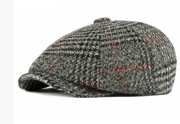 Hampton Wool Baker Boy - Plaid - Crown & Envy