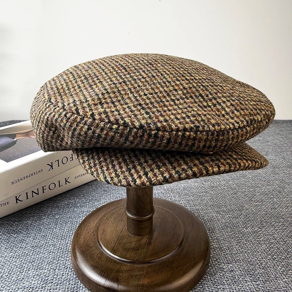 Harrington Wool Flat Cap - Crown & Envy