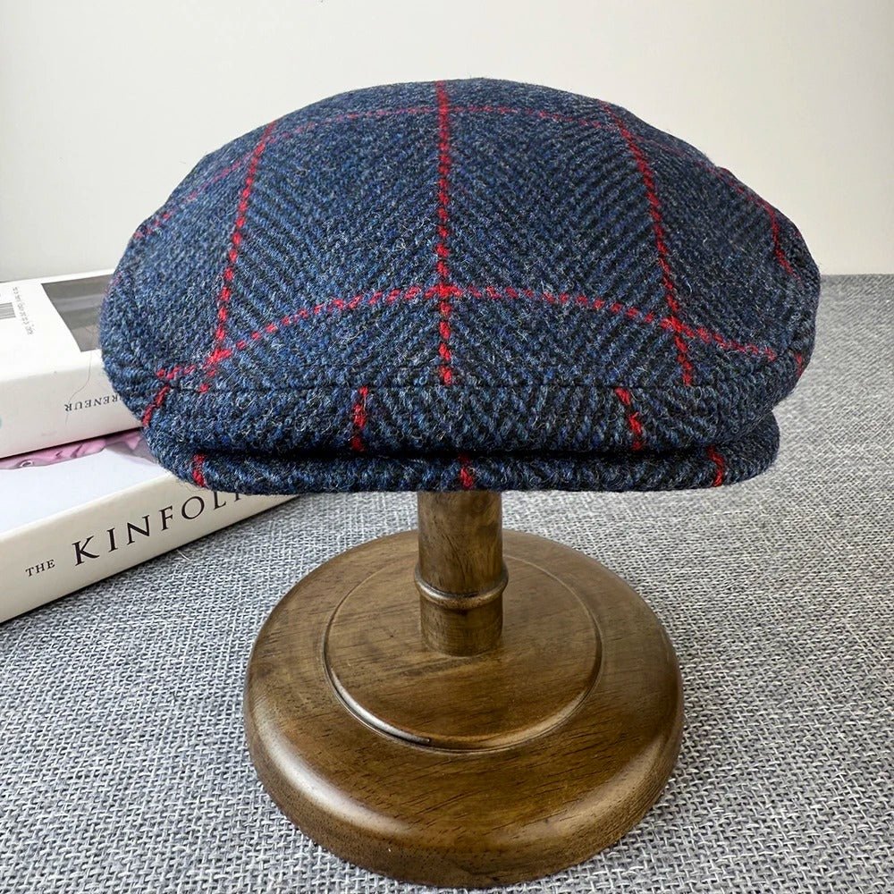 Harrington Wool Flat Cap - Crown & Envy