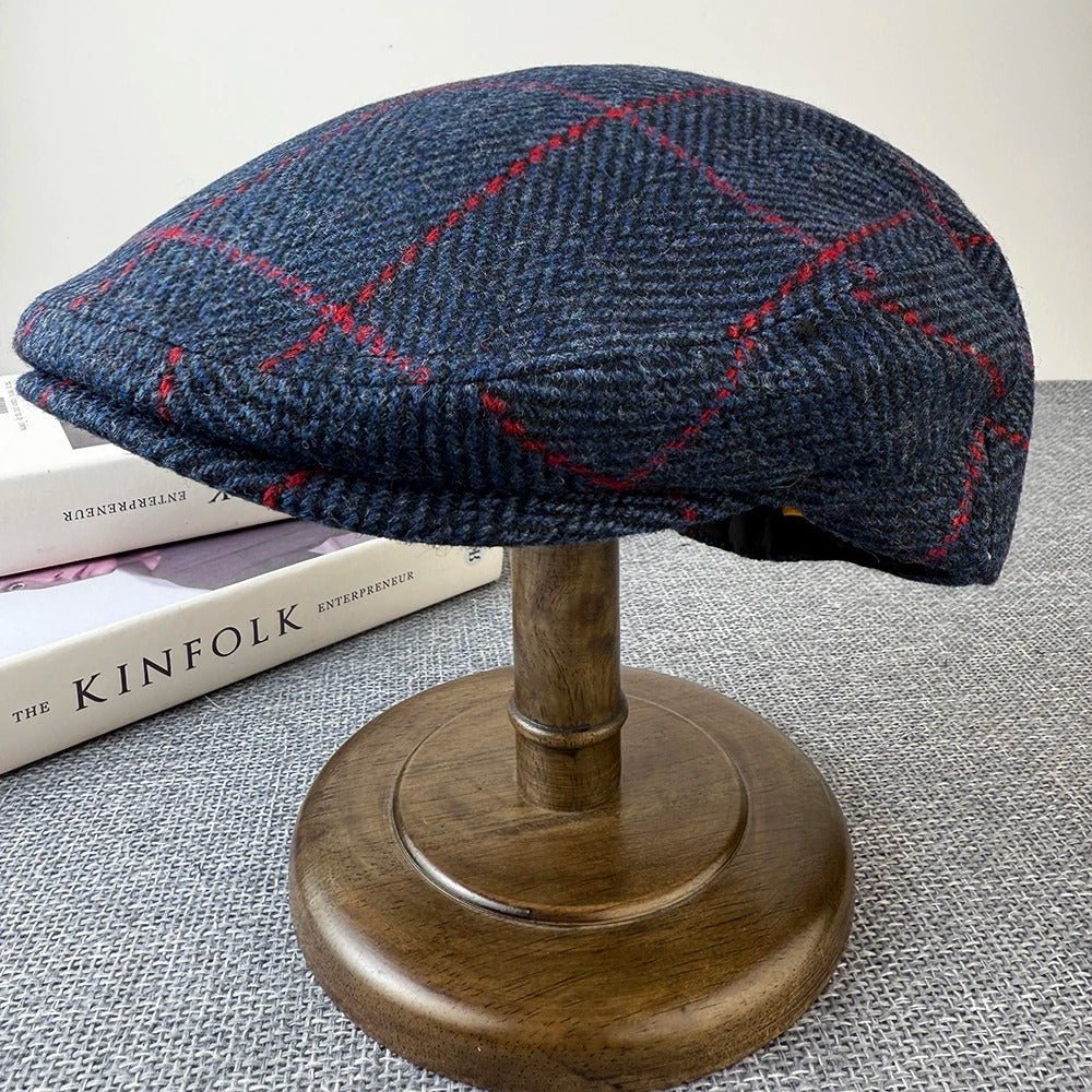 Harrington Wool Flat Cap - Crown & Envy